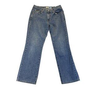 Calvin Klein Jeans Womens 10 Blue Denim‎ Cotton Straight Leg